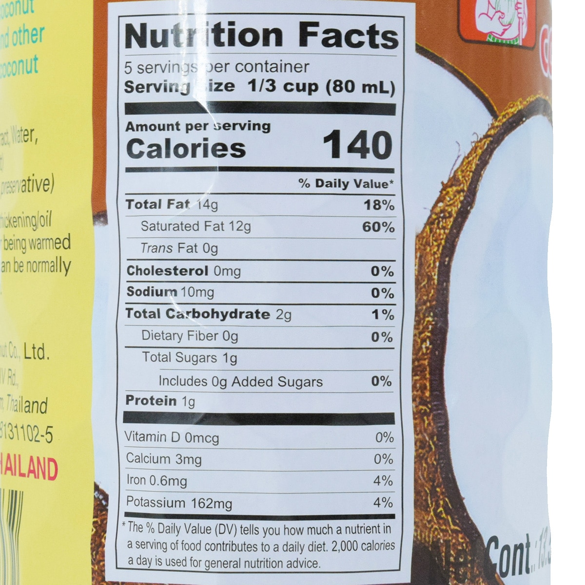 Chaokoh Canned Coconut Milk (13.5fl.oz)