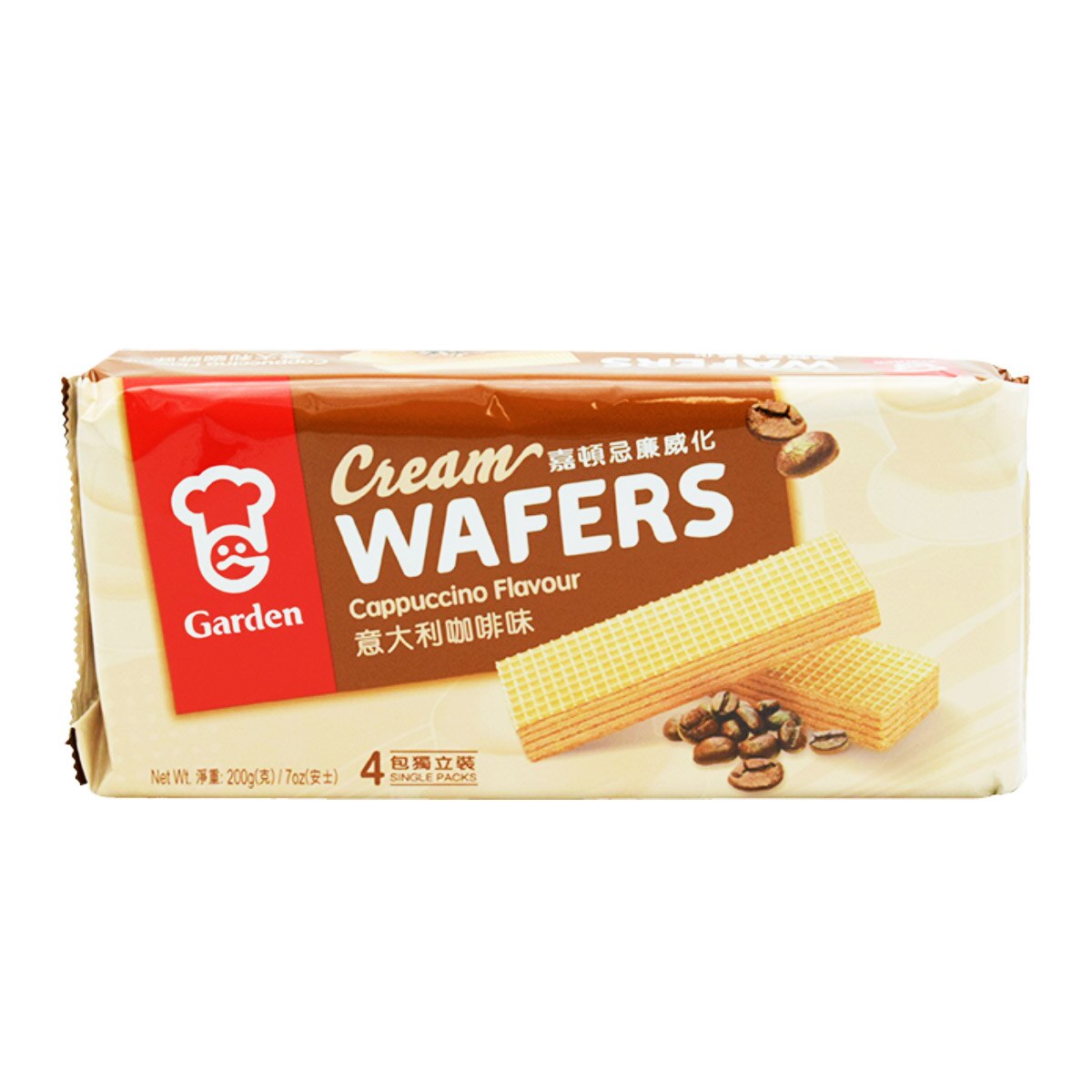 Garden Cream Wafers - Cappuccino Flavor (7oz) | T&T Supermarket US
