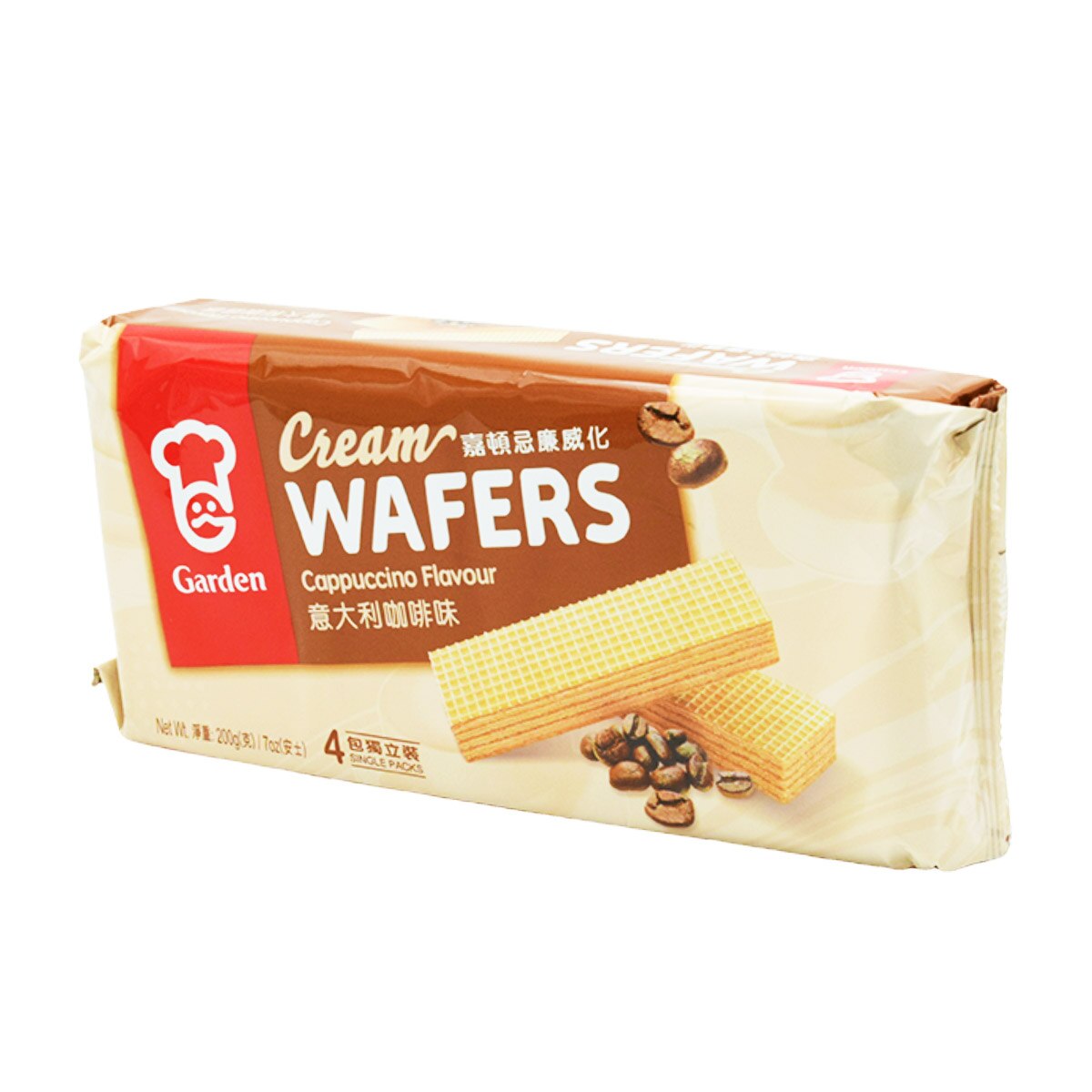 Garden Cream Wafers - Cappuccino Flavor (7oz) ｜ 大统华超级市场美国