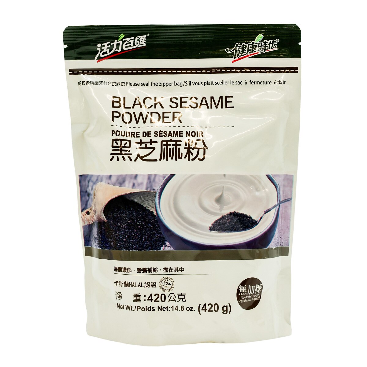 View: Health Style Black Sesame Powder (14.8oz)