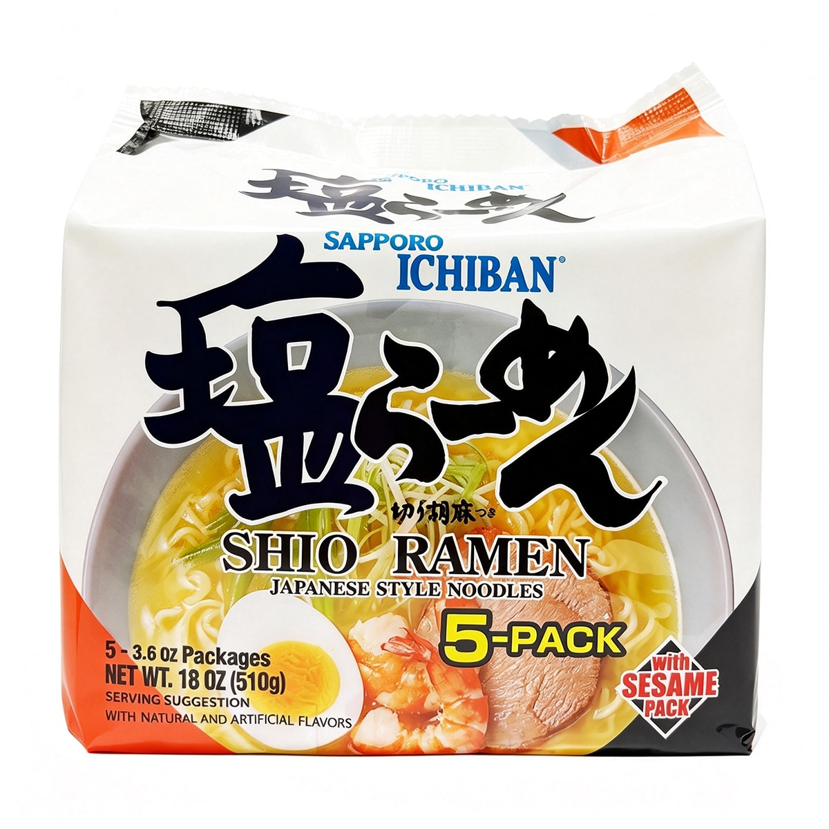 Ichimomo Sapporo Shio Ramen (5x3.6oz) | T&T Supermarket US