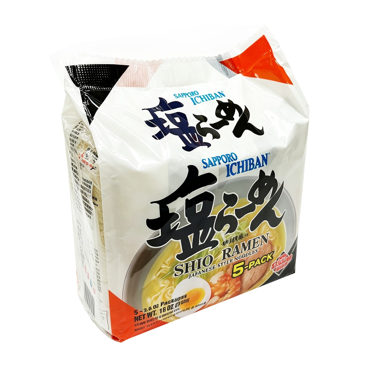 Sapporo Shio Ramen (5x3.6oz) | T&T Supermarket US