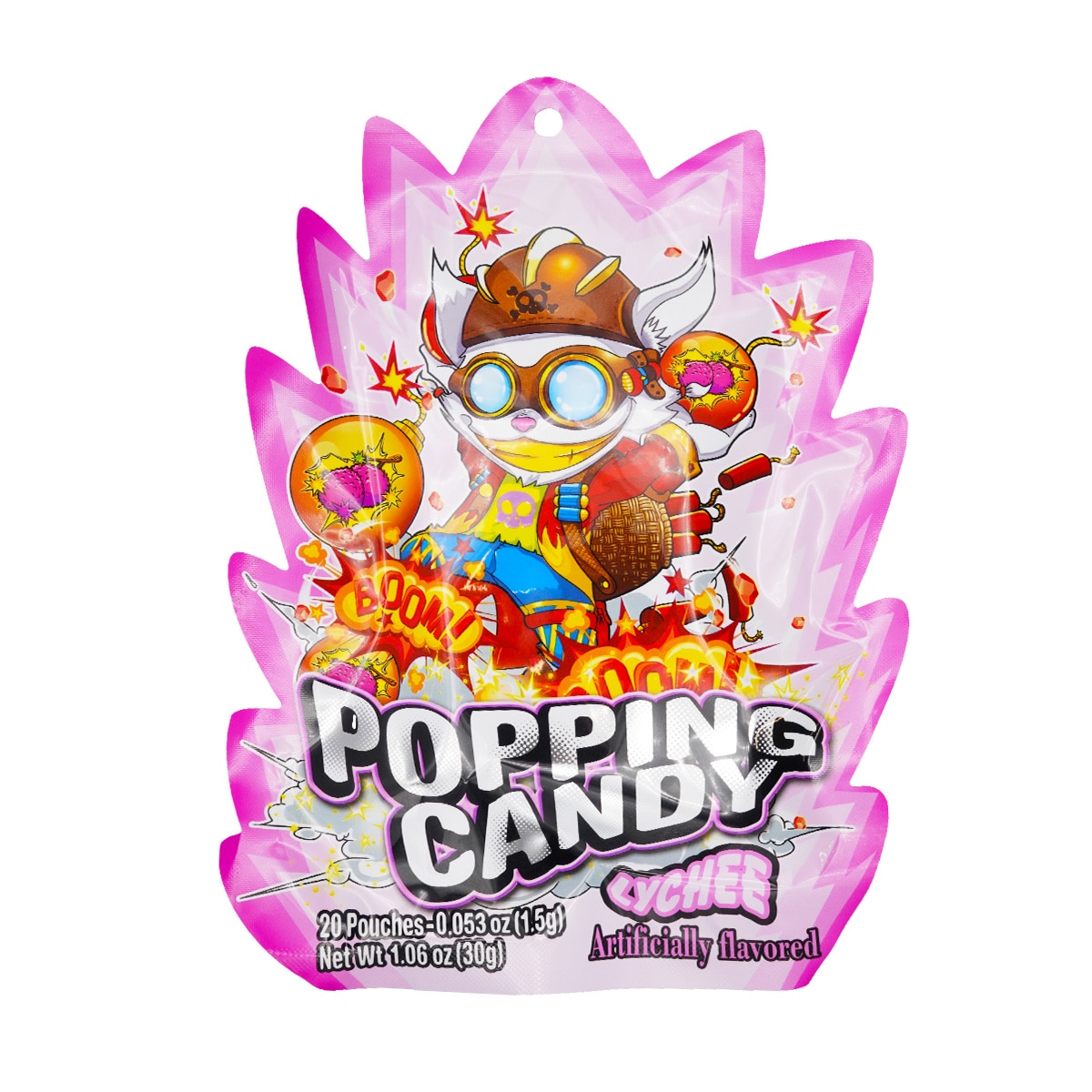 Yuhin Lychee Popping Candy (20x0.053oz) ｜ 大統華超級市場美國
