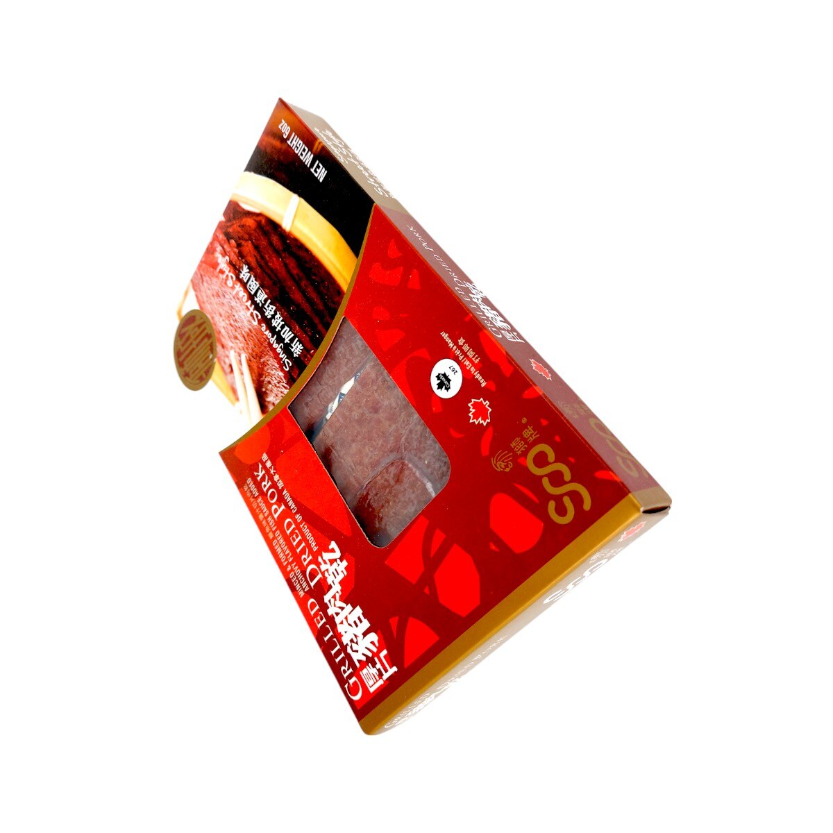 猪野出品　6枚 狮牌厚片猪肉干(6oz) ｜ 大統華超級市場美國