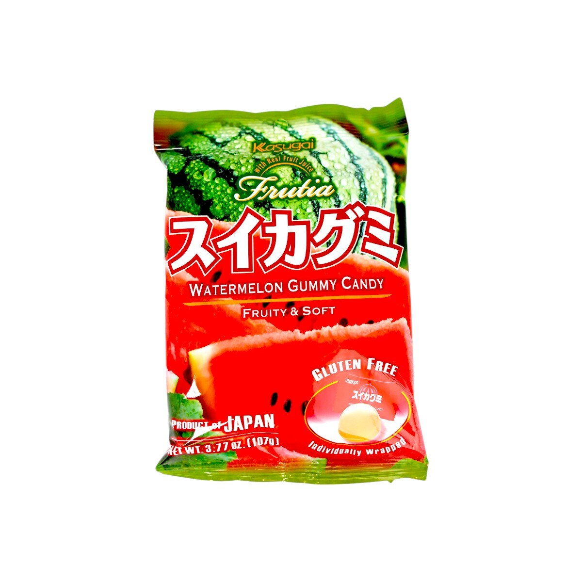 Kasugai Watermelon Gummy Candy (3.77oz)