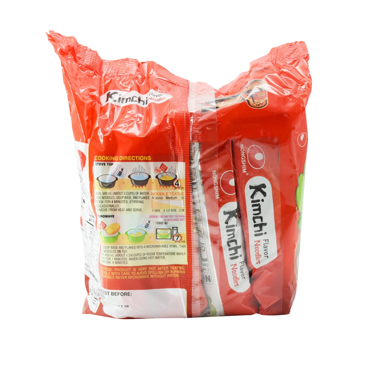 Nongshim Noodles - Kimchi Flavor (4x4.23oz)