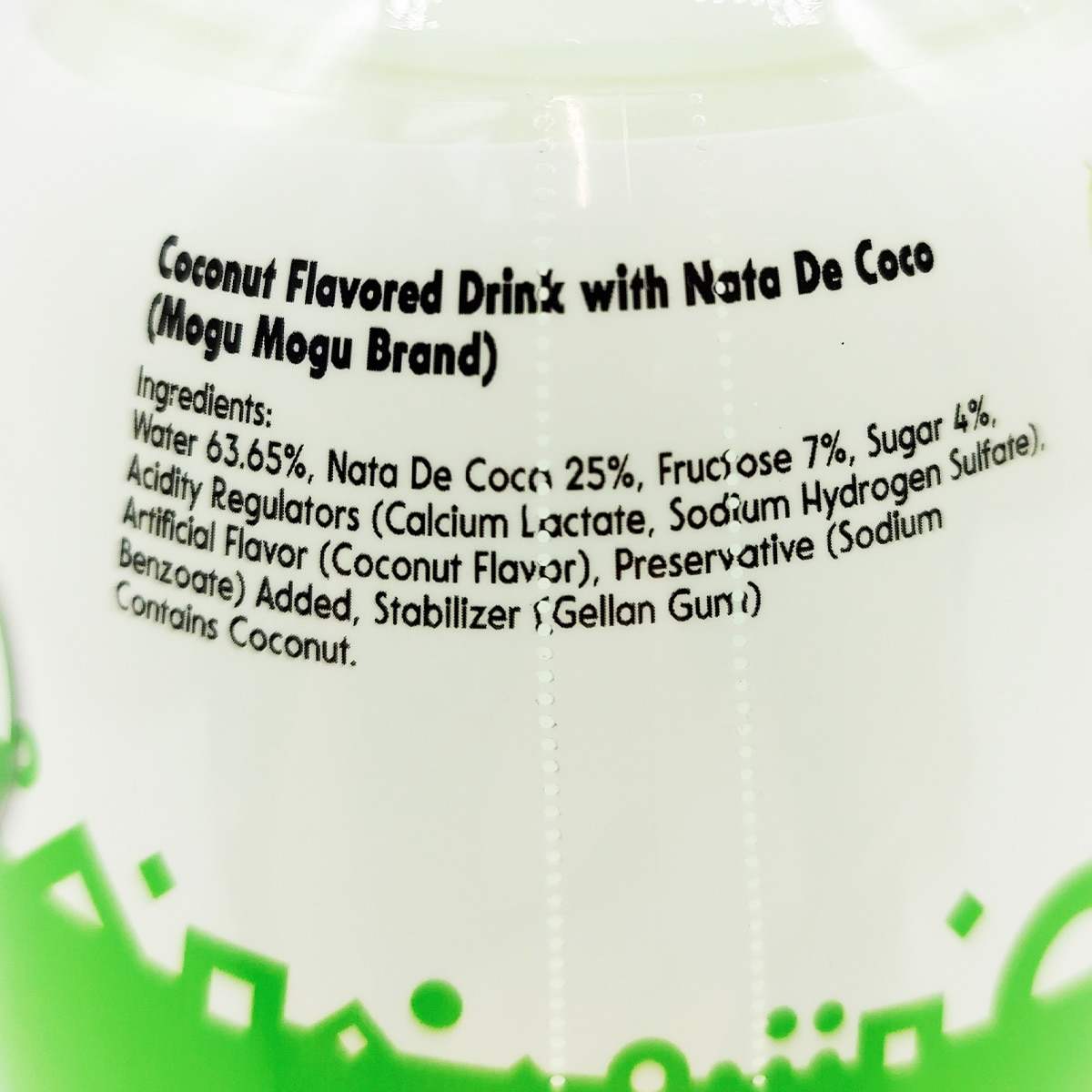 Mogu Mogu Coconut Nata De Coco Juice Drink (33.8fl.oz) | T&T