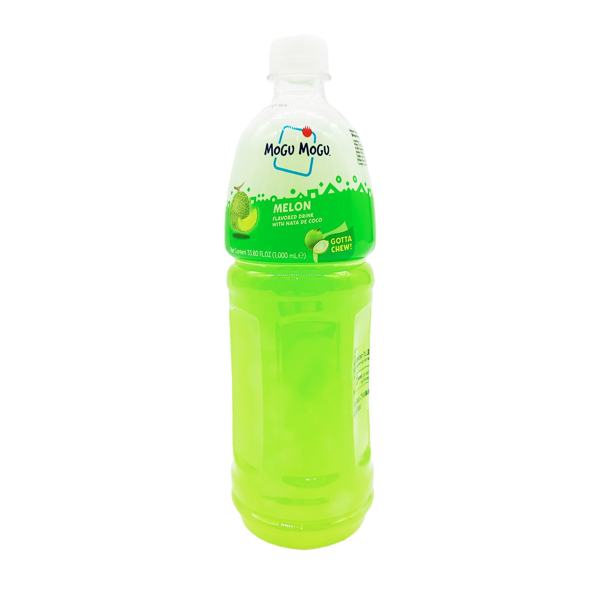 Mogumogu Mogu Mogu Melon Nata De Coco Juice Drink (33.8fl.oz)