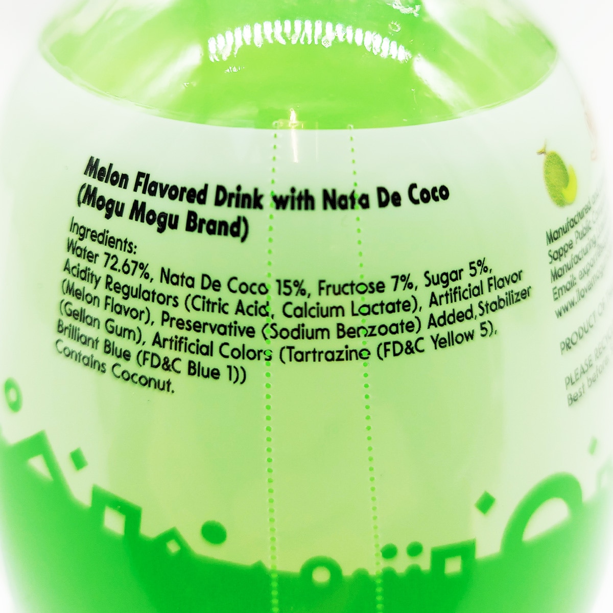 Mogu Mogu Melon Nata De Coco Juice Drink (33.8fl.oz)