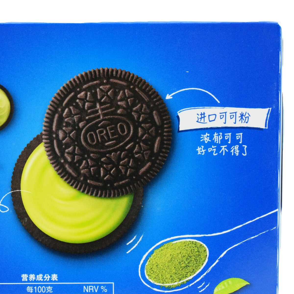 Oreo Chocolate Sandwich Cookies - Matcha Flavor (13.7oz) ｜ 大統華