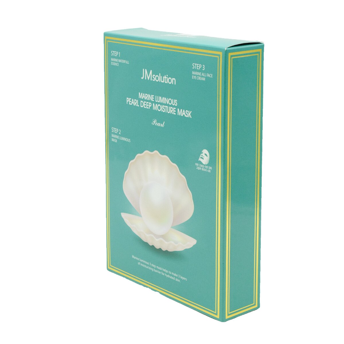JM Solution Marine Luminous Pearl Deep Moisture Mask (10pcs) ｜ 大