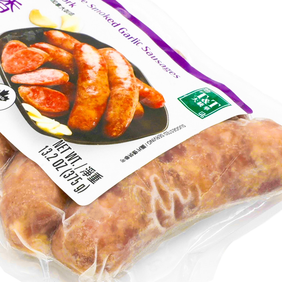 T&T Taiwan Style Sausage - Garlic (13.2oz) ｜ 大统华超级市场美国
