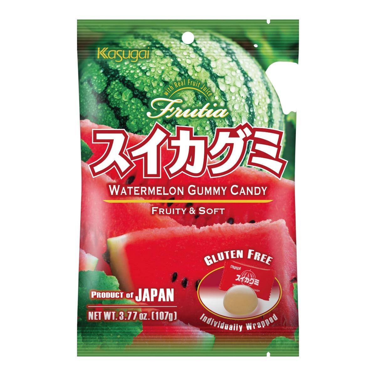 日本春日井西瓜味软糖(3.77oz)