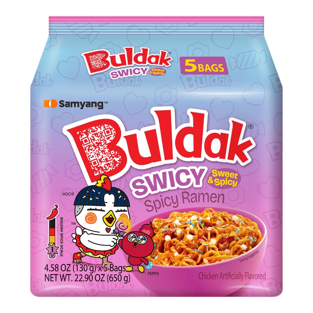 Samyang Buldak Swicy & Spicy Ramen (5x4.58oz) | T&T Supermarket US