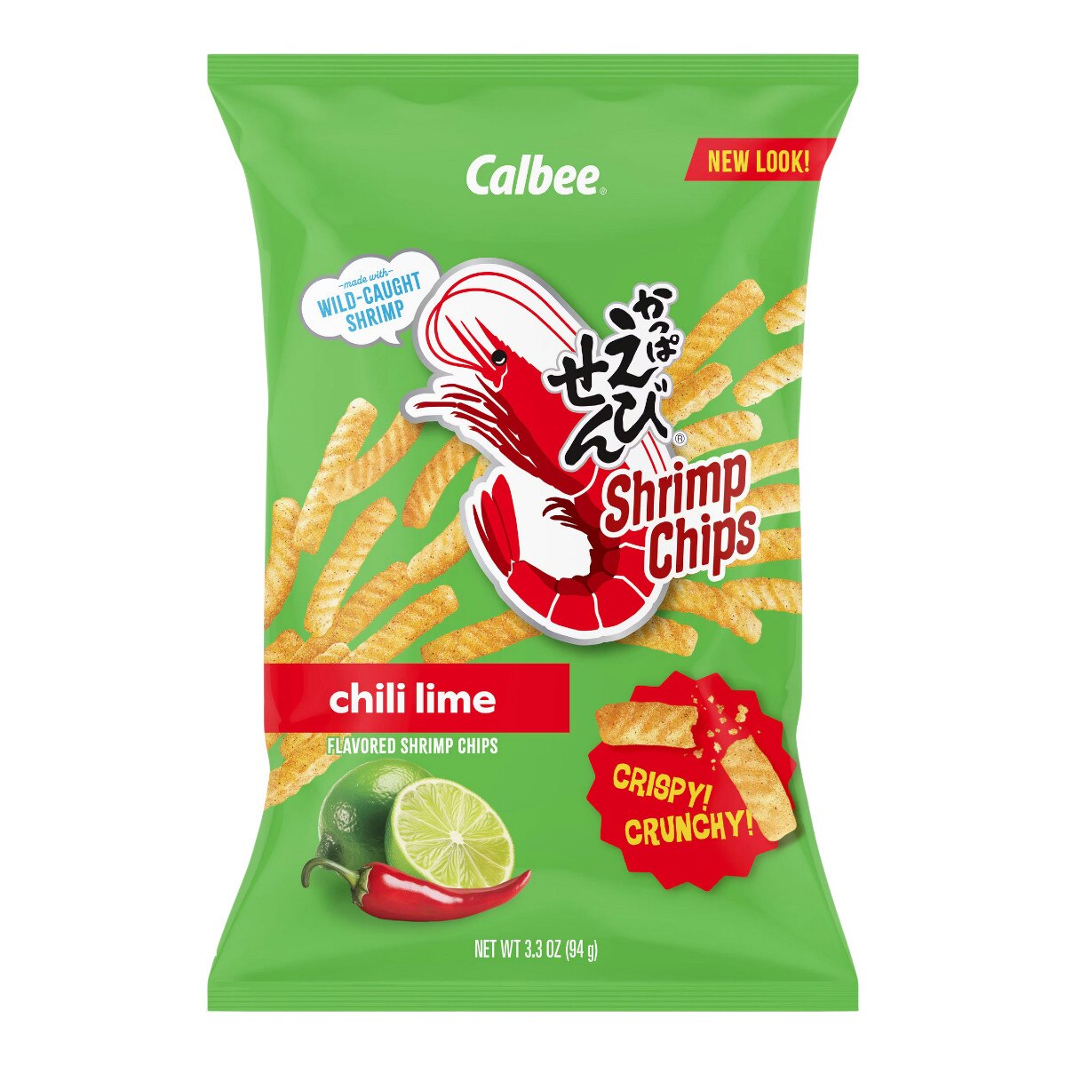 Calbee Chili Lime Shrimp Chips (3.3oz) ｜ 大統華超級市場美國