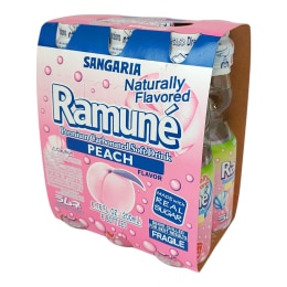 Kimura Ramune cabonated Soft Drink - Strawberry Flavor (6.76fl.oz