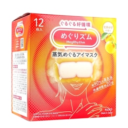 Kao MegRhythm Gentle Steam Eye Mask - Chamomile (12pcs) | T&T