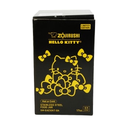 S*ね様 新品　完売品　貴重　Hello Kitty シューキーパー　Sanri Zojirushi X Hello Kitty Black Stainless Steel Food Jar - 17oz
