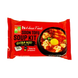 QT TODOWN 　サプリ 3袋 House BCD Soon Tofu Soup Kit - Hot (13oz) ｜ 大統華超級市場美國