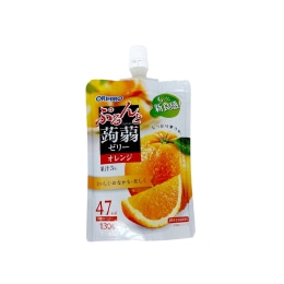 Orihiro Purunto Konjac Konnyaku Orange Flavor Jelly (4.59oz) ｜ 大