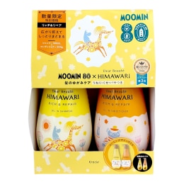Kracie Moomin 80 x Himawari Rich & Repair Hair Set (set) ｜ 大統華