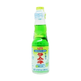 Shirakiku Melon Ramune Soda Drink (6.76oz) ｜ 大统华超级市场美国