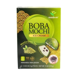 Maeda-En Mochi Ice Cream - Boba Matcha Green Tea (9oz) ｜ 大統華