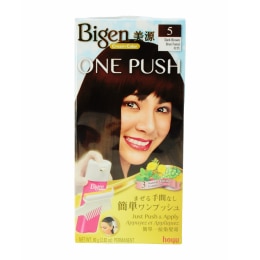 美源One Push 染发剂#6 深棕色(2.82oz) ｜ 大统华超级市场美国