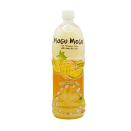 Mogu Mogu Drink with Nata De Coco - Strawberry Juice Flavor (33.8