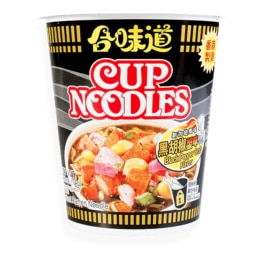 Nissin Cup Noodles - Black Pepper Crab Flavor (2.61oz) ｜ 大统华
