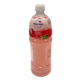 Mogu Mogu Drink with Nata De Coco - Strawberry Juice Flavor (33.8
