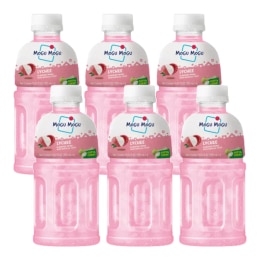 Mogu Mogu Drink with Nata De Coco - Strawberry Juice Flavor (33.8
