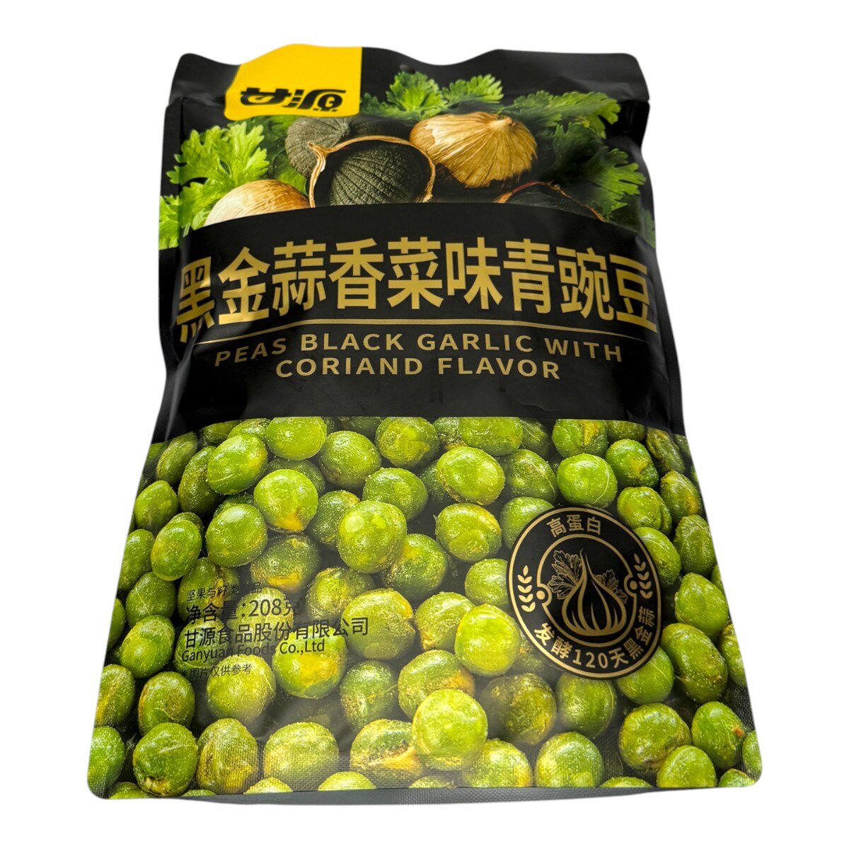 唐燕燕ページ Gan Yuan Black Garlic Cilantro Green Flavor Peas (7.3oz) | T&T
