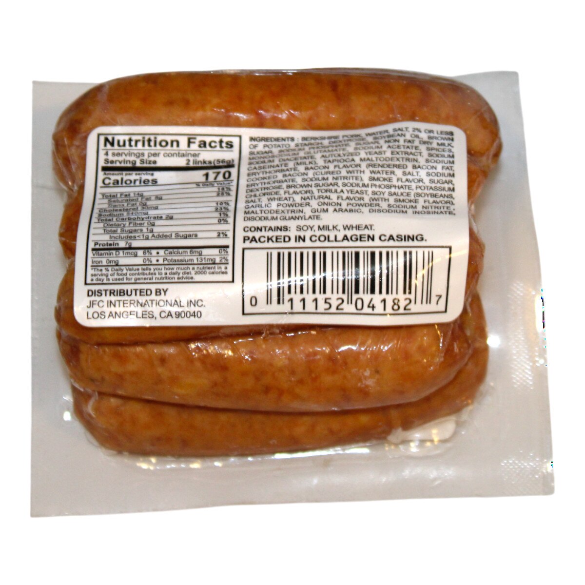 J-Basket Kurobuta Berkshire Pork Coarse Sausage (8oz) ｜ 大統華