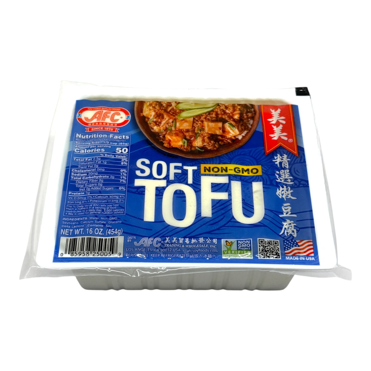 AFC Non-GMO Soft Tofu (16oz) ｜ 大统华超级市场美国