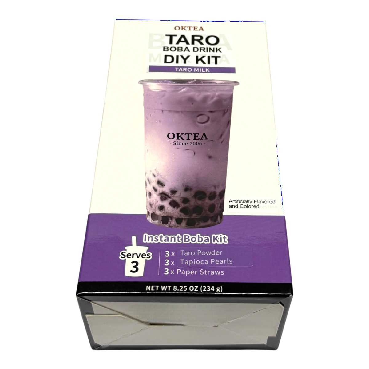 Ok Tea Taro Pearl Milk Tea (8.25oz) | T&T Supermarket US