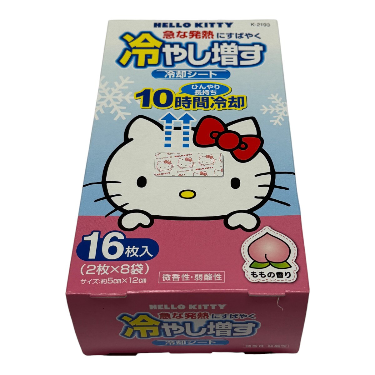 Kokubo Hello Kitty Cooling Sheet - Peach (16pcs) | T&T Supermarket US