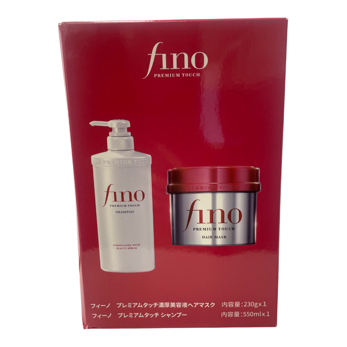 Fino Hair Care Shampoo Mask Set (16.9fl.oz+8.11oz) | T&T