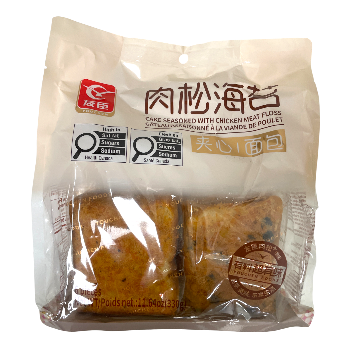 Youchen Chicken Meat Floss Bread (11.64oz) ｜ 大統華超級市場美國