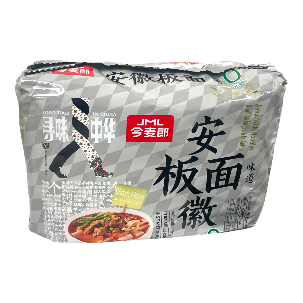 JML Anhui Wide Noodle (5x4oz) | T&T Supermarket US