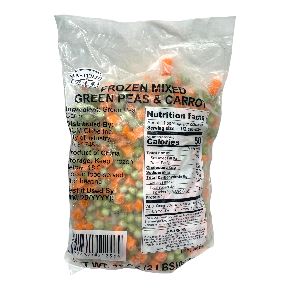 李先生冷凍豌豆紅蘿蔔(32oz) | 大统华超级市场美国 李先生冷凍豌豆紅蘿蔔(32oz) | 大统华超级市场美国