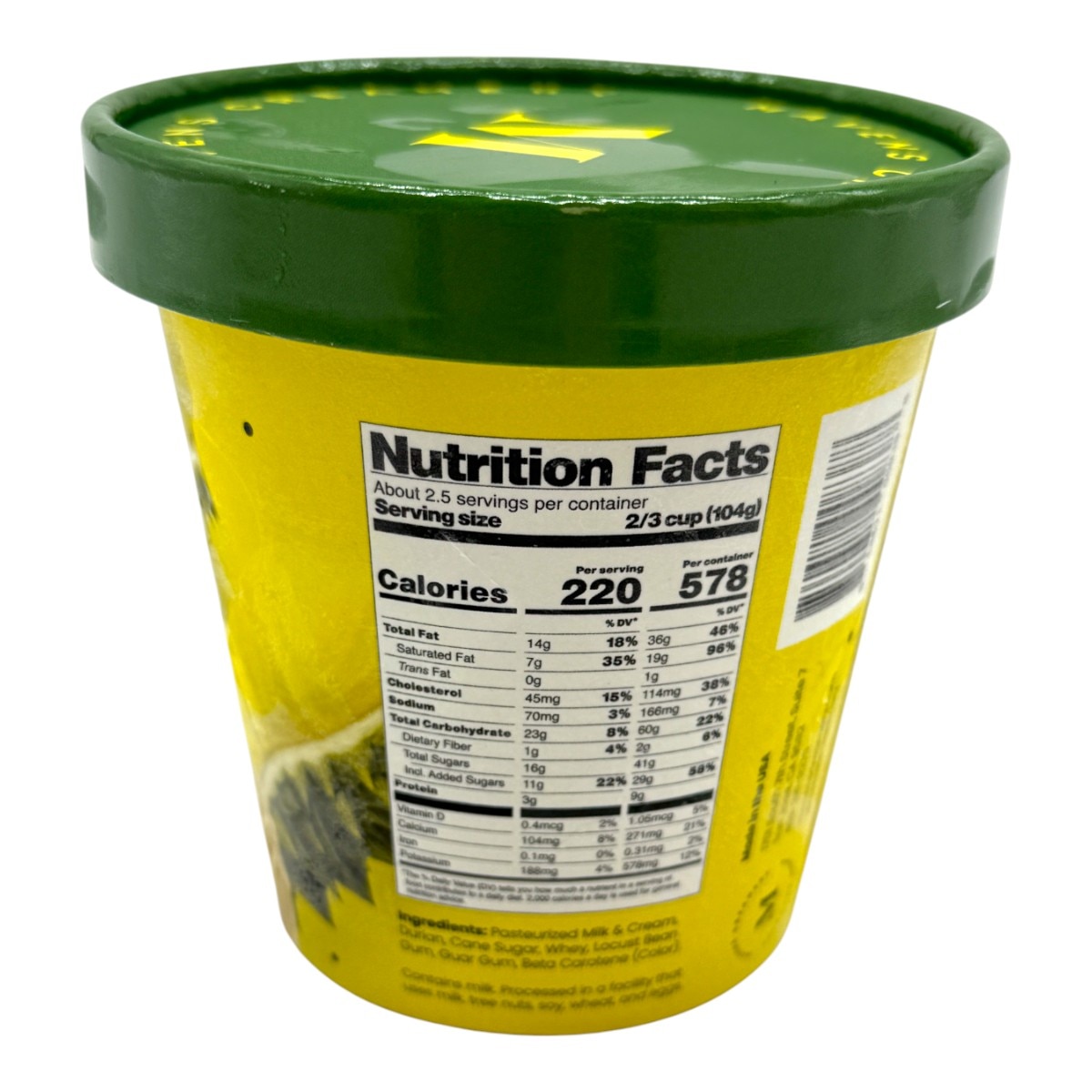 Mavens Durian Ice Cream (14oz) | T&T Supermarket US