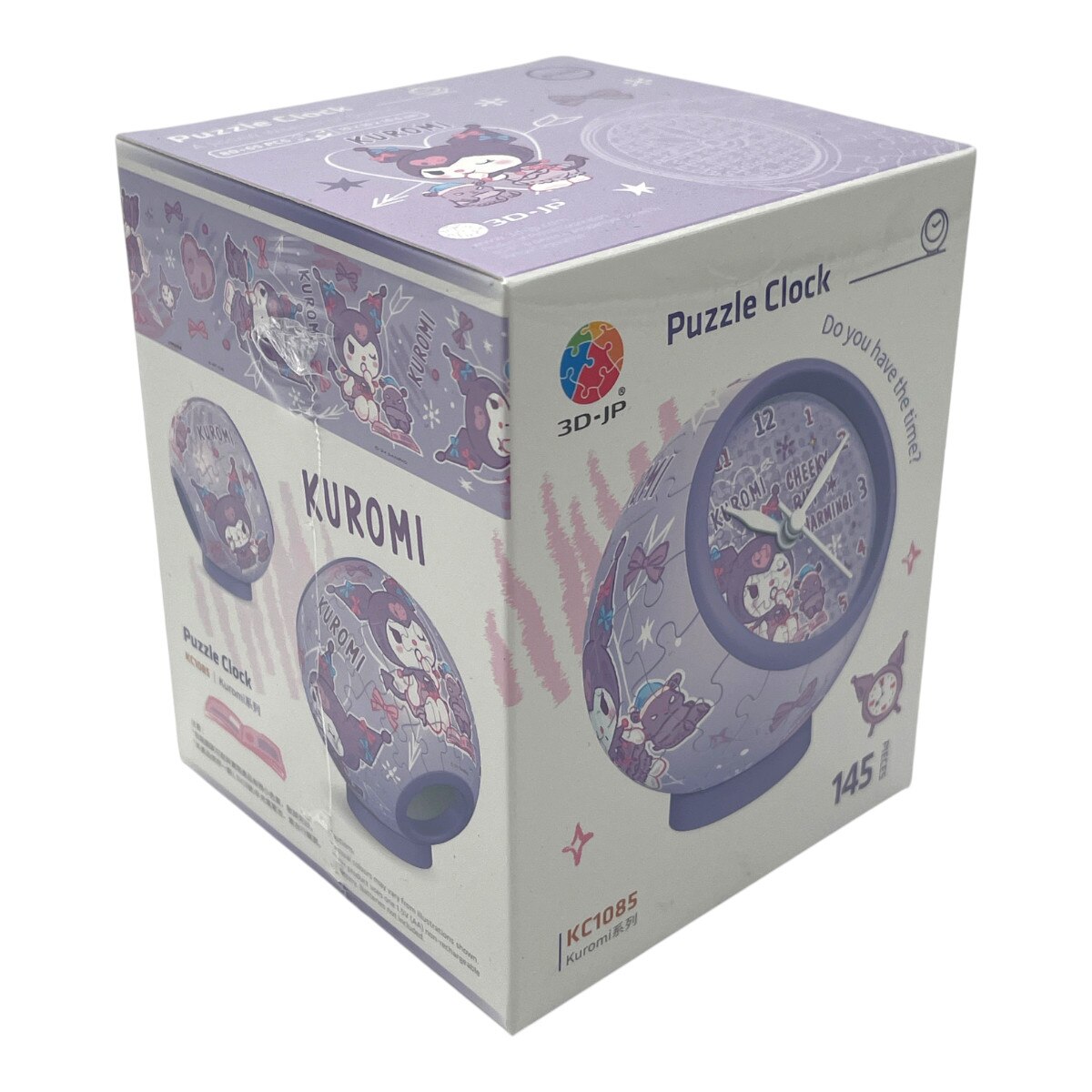 3D-JP Kuromi Cheeky But Charming Puzzle Clock (ea) | T&T