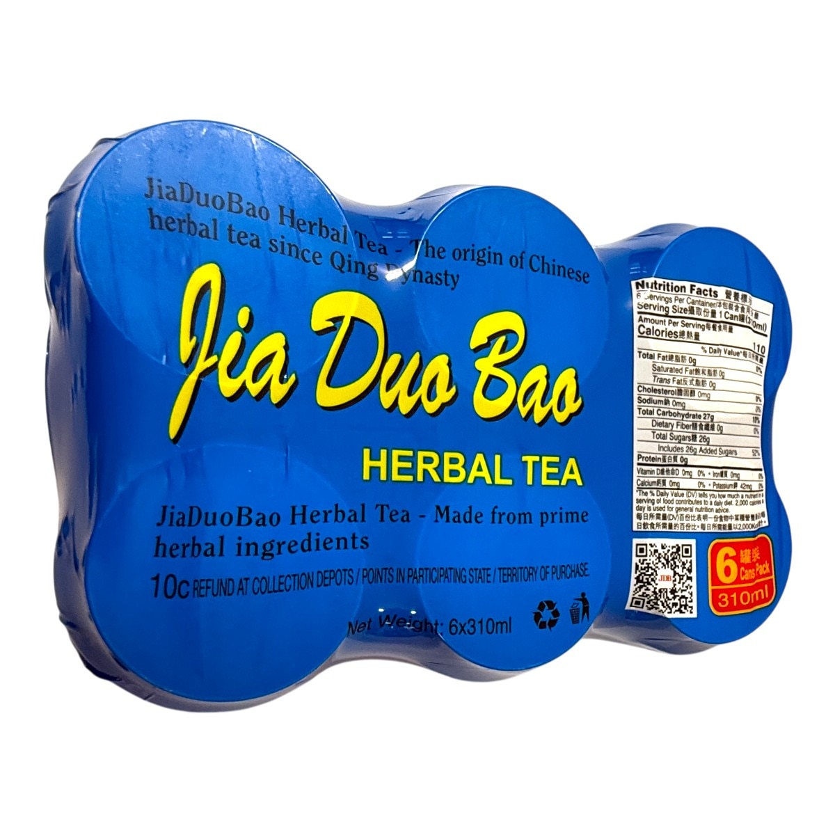 Jia Duo Bao Herbal Tea (6x10.4fl.oz)