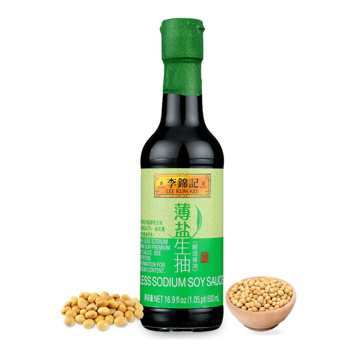Lee Kum Kee Less Sodium Soy Sauce (16.9fl.oz) ｜ 大统华超级市场美国